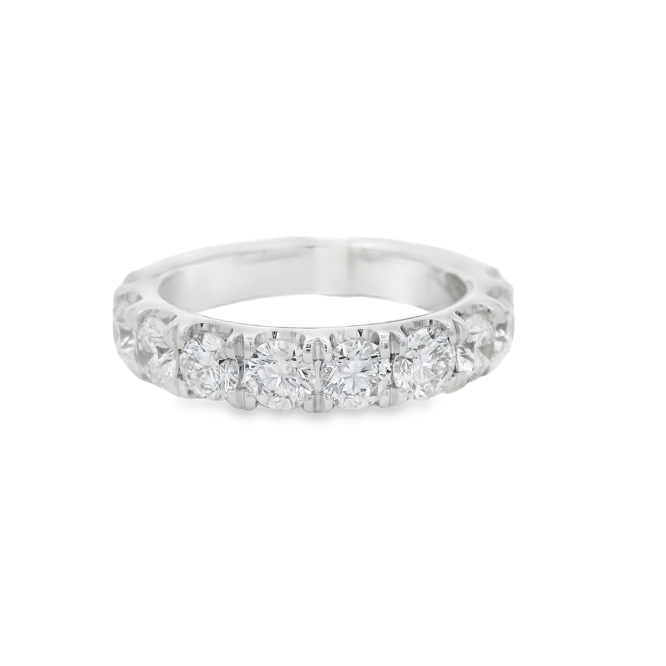 14KWG 13 OVAL DIAMONDS G/VS2 2.00CT SHARED PRONG BAND 14KWG 13 OVAL DIAMONDS G/VS2 2.00CT SHARED PRONG BAND