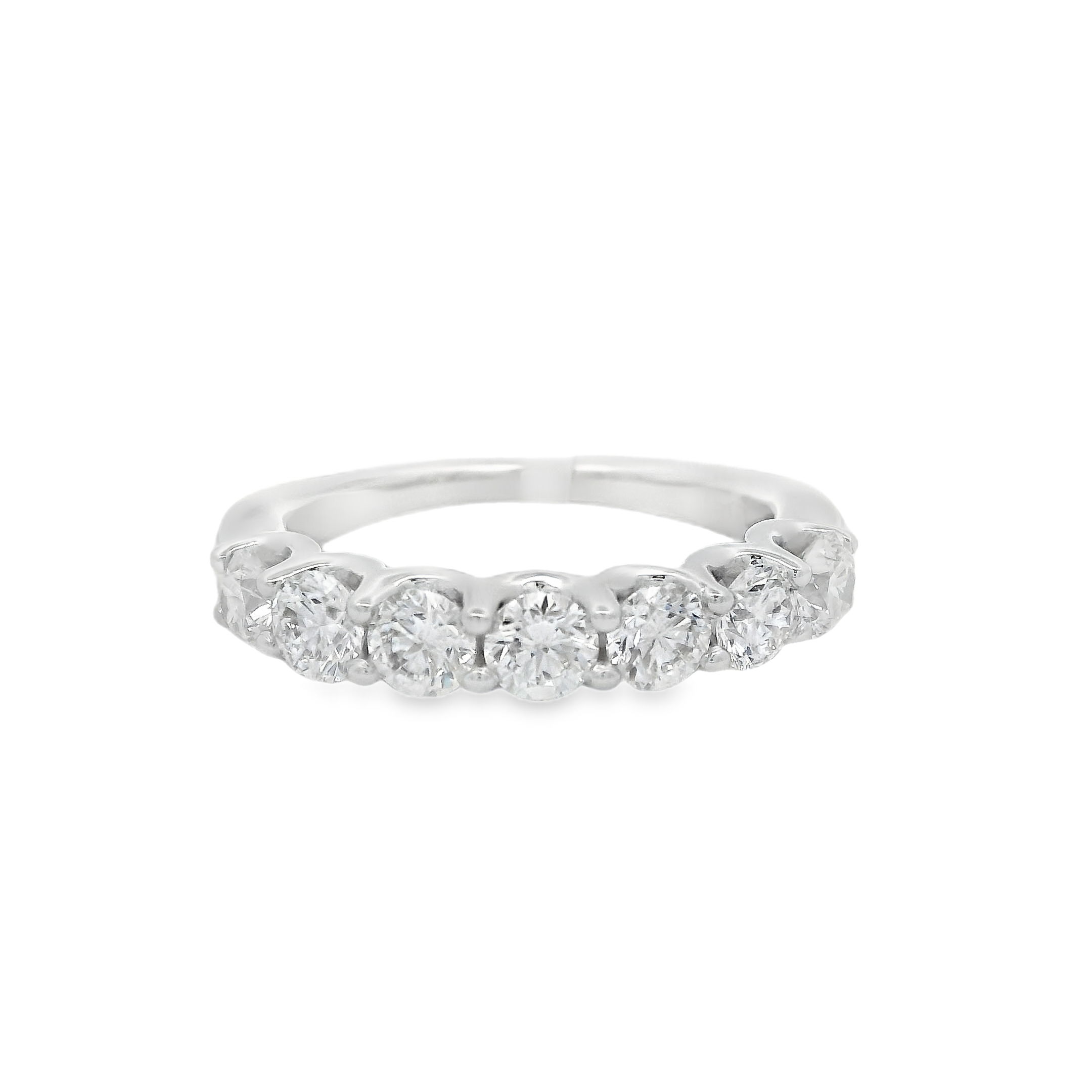 14KWG 7 BR DIAMONDS 1.45CT U-PRONG BAND