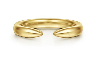 14KYG 3MM POLISHED "NEGATIVE SPACE" BAND