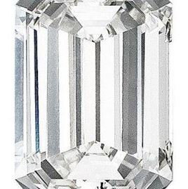 LOOSE 2.59CT E/VVS2 IGI#646445843 LAB GROWN EMERALD CUT DIAMOND