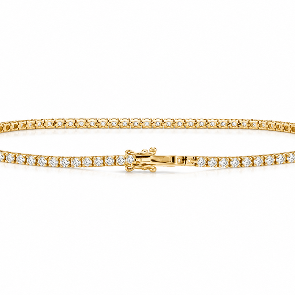 14KYG 87 BR DIA 1.00CT 7" STACKABLE TENNIS BRACELET