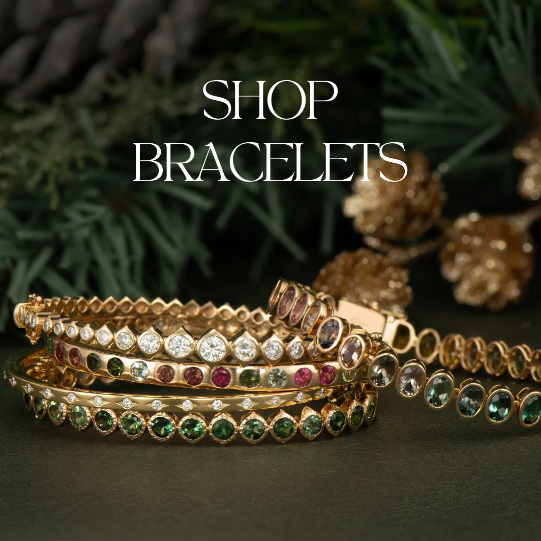 Image of 14k Gold & Diamond Bracelets | Three Stories Jewelry