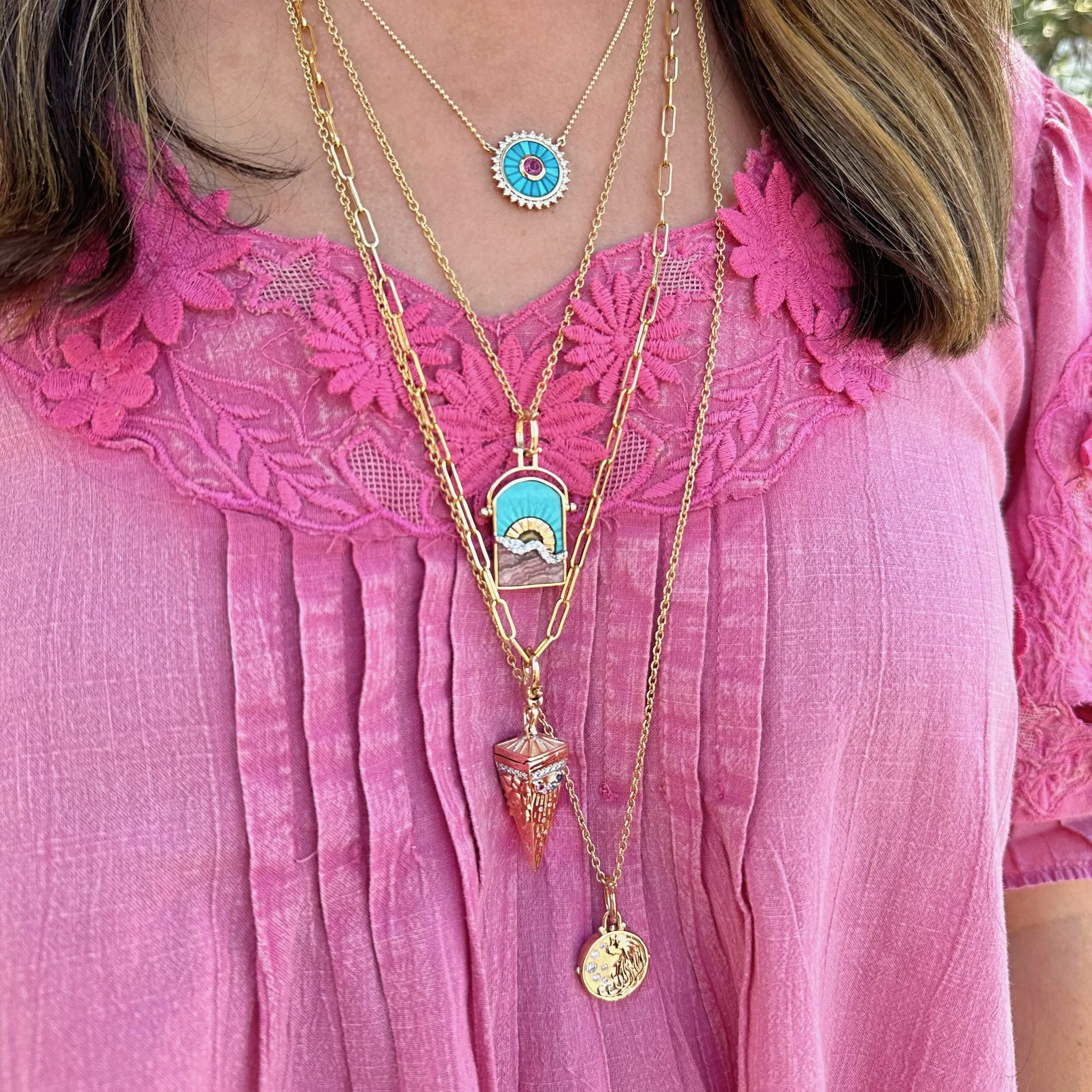 Image of Gold Layering Necklaces & Pendants | Style Your Stack | Three Stories