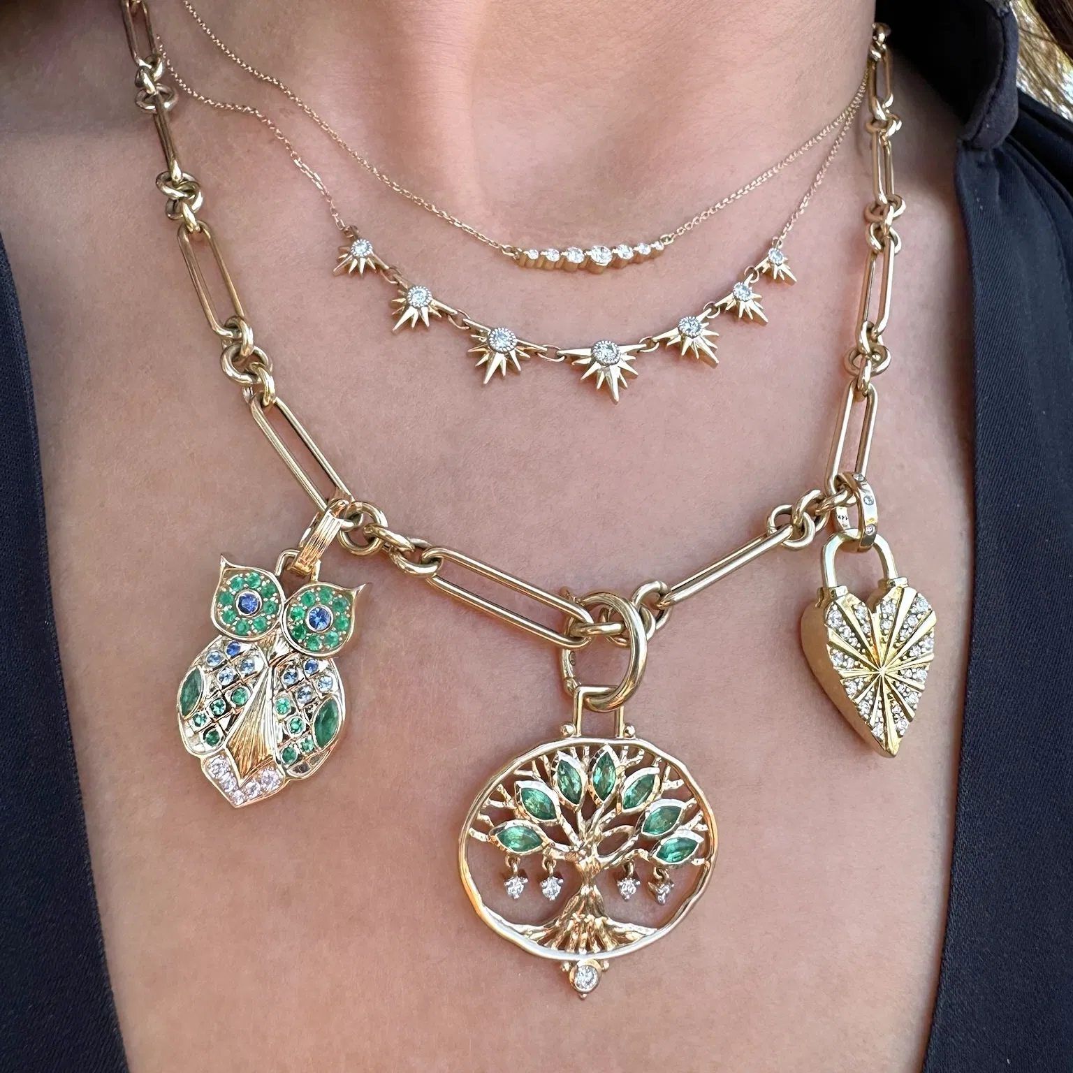 Image of Custom Charm Necklaces | Mix & Match With Bales | Three Stories