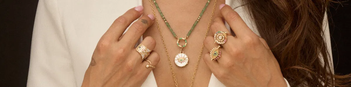 Stories of Faith gold medallions and crosses