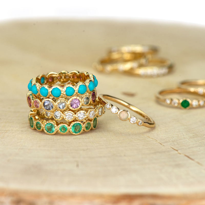 Three Stories Jewelry piece styled on a soft neutral backdrop