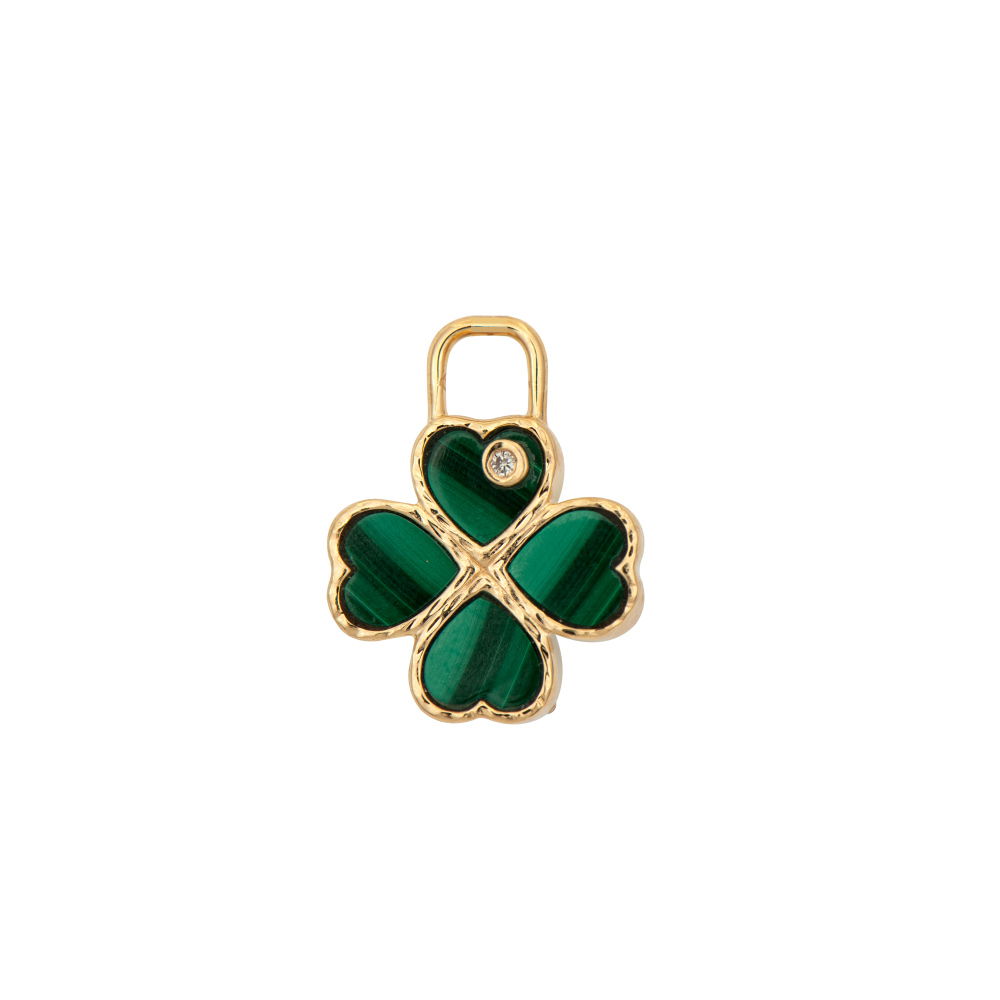 Make A Wish Four Leaf Clover Charm