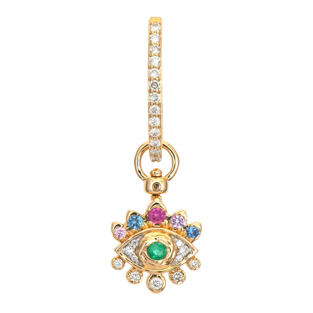 Bejeweled Evil Eye Top Switch Charms