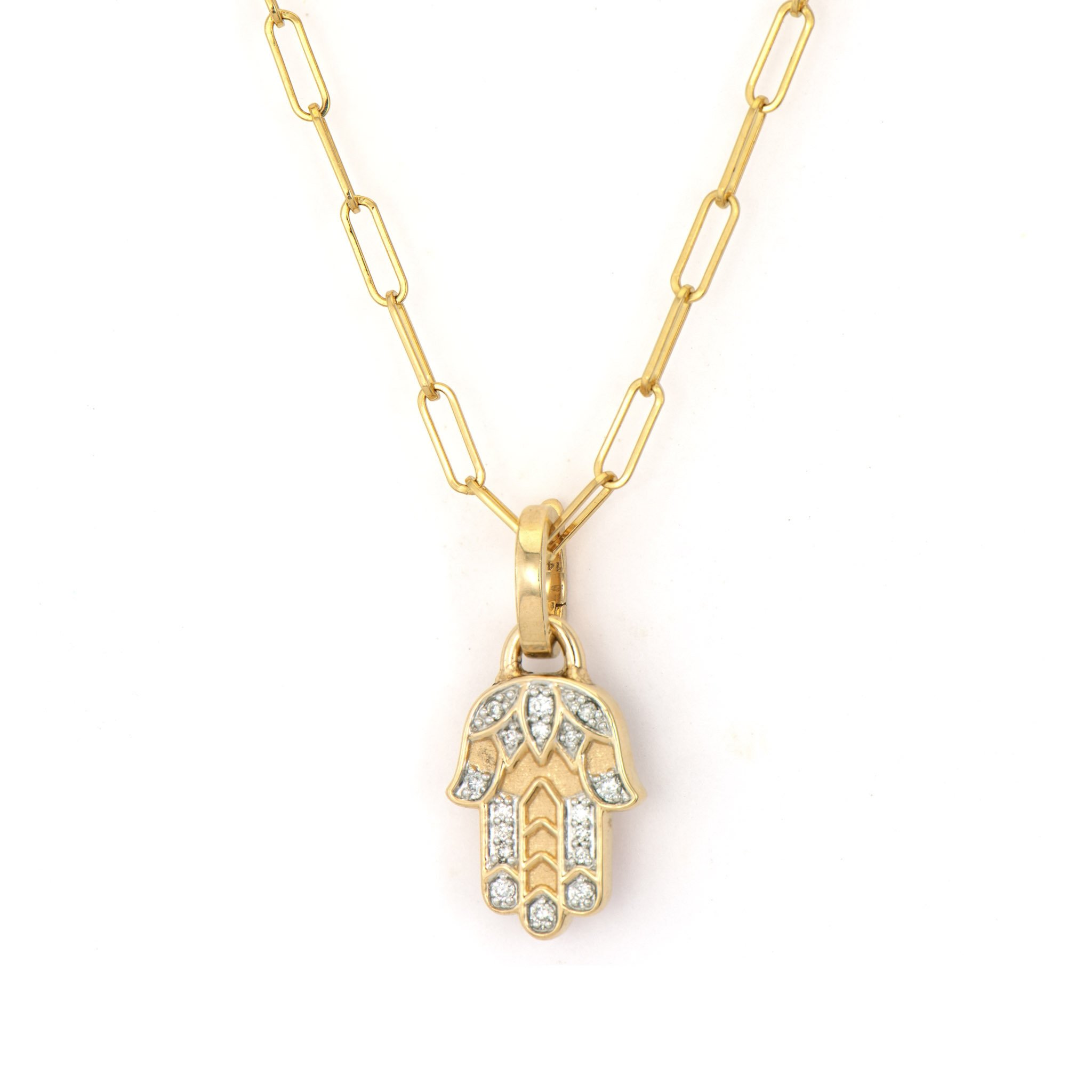 Medium Bejeweled Hamsa Pendant