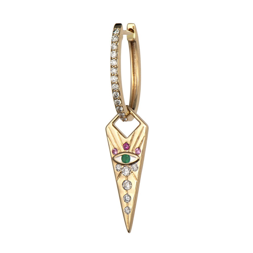 Eye necklace/(skin) Blue | MALICIOUS.X
