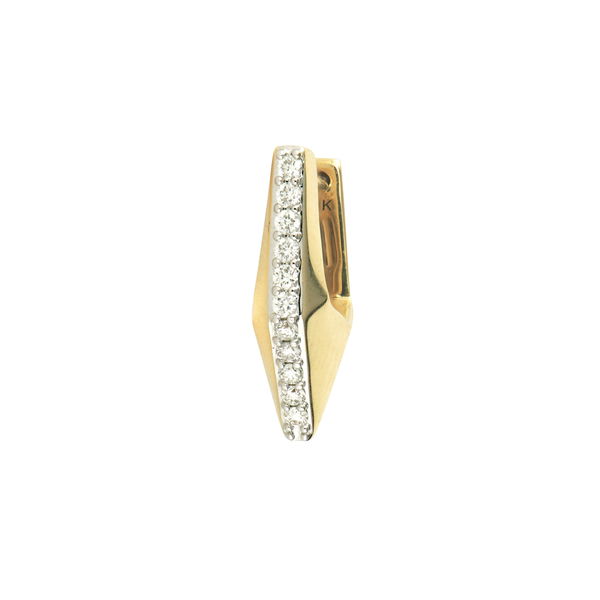 Closeup photo of Geometric Diamond V Hoop