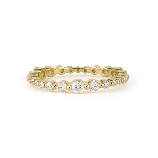 Closeup photo of Love Always Alternating Diamond Band