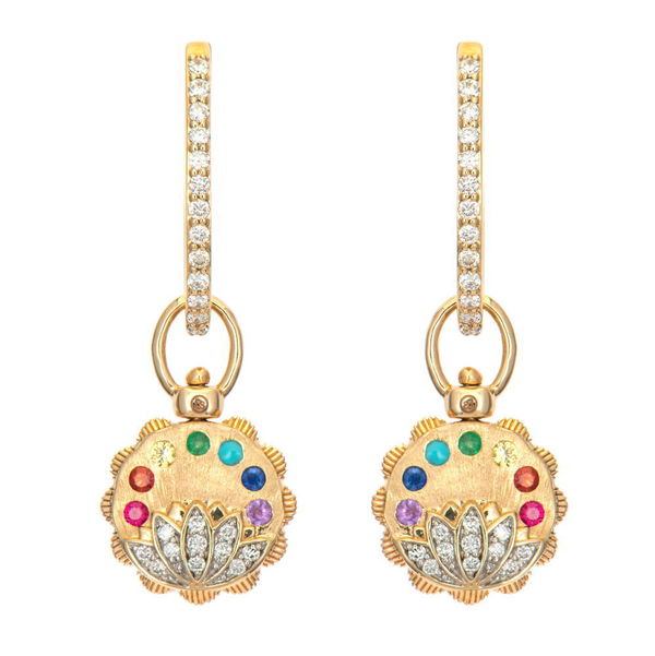 Closeup photo of Spiritual Woman Lotus Flower Top Switch Charms