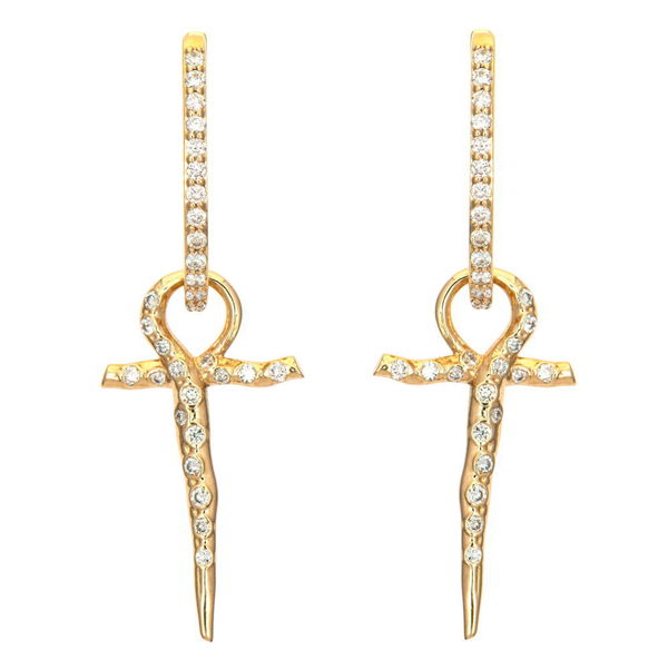 Closeup photo of Egyptian Cross Charms
