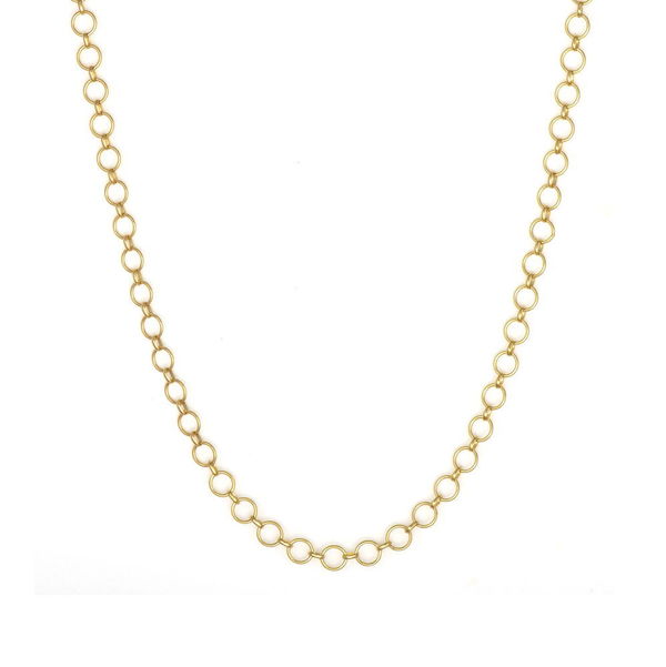Closeup photo of Classic Faceted Round Loopy Chain