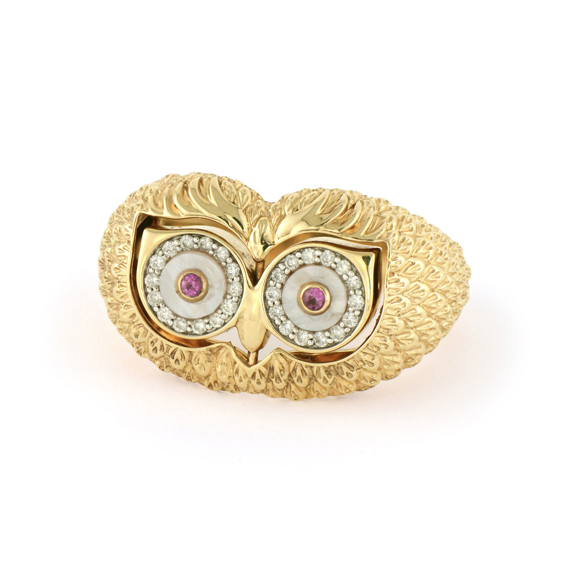 Blinking Owl Flip Ring