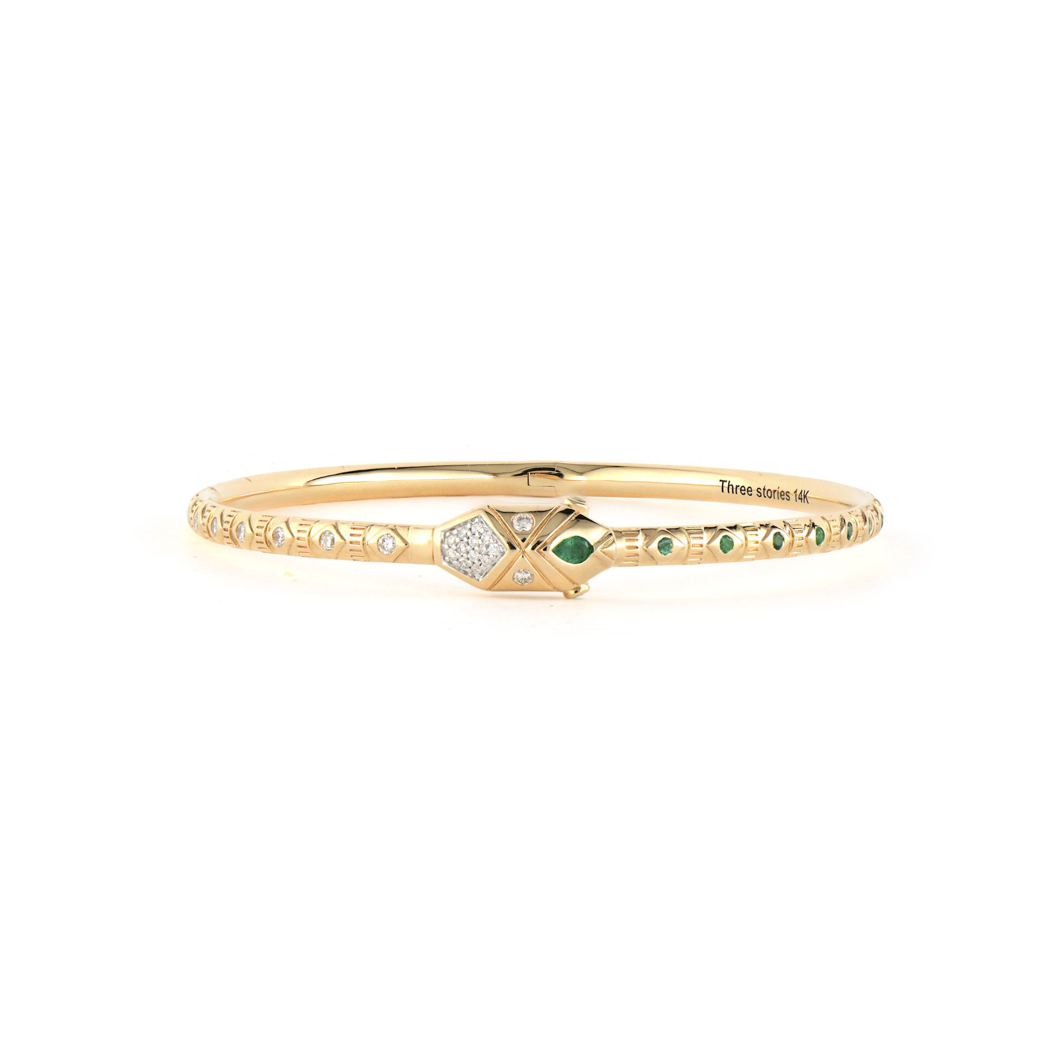 Diamondback Snake Bangle