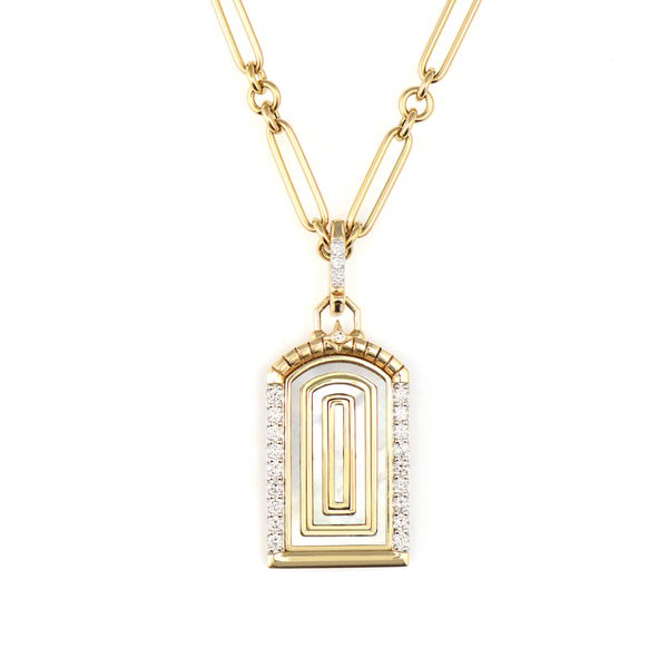 Closeup photo of The Door Into the Unknown Pendant