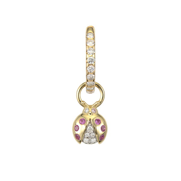 Closeup photo of Tiny Ladybug Charm