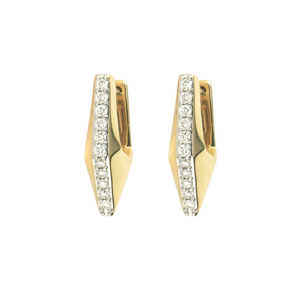 Geometric Diamond V Hoop