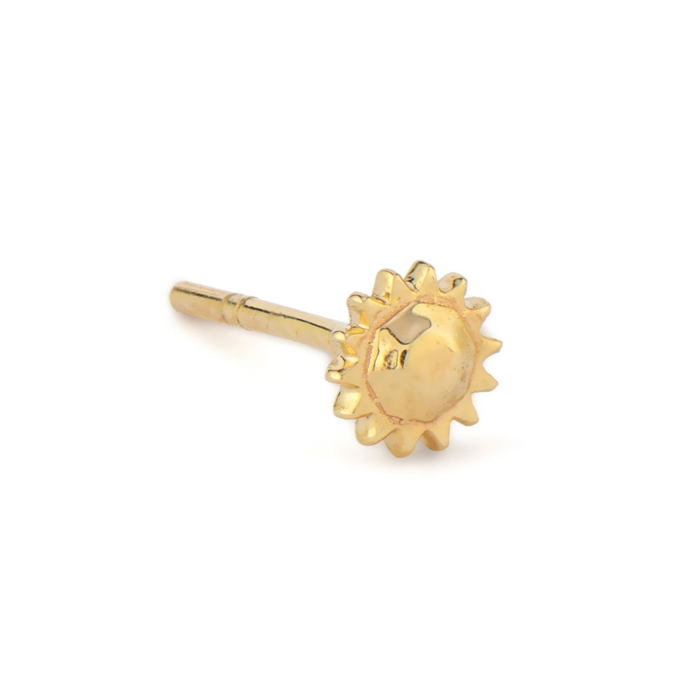 Gold Sunburst Stud