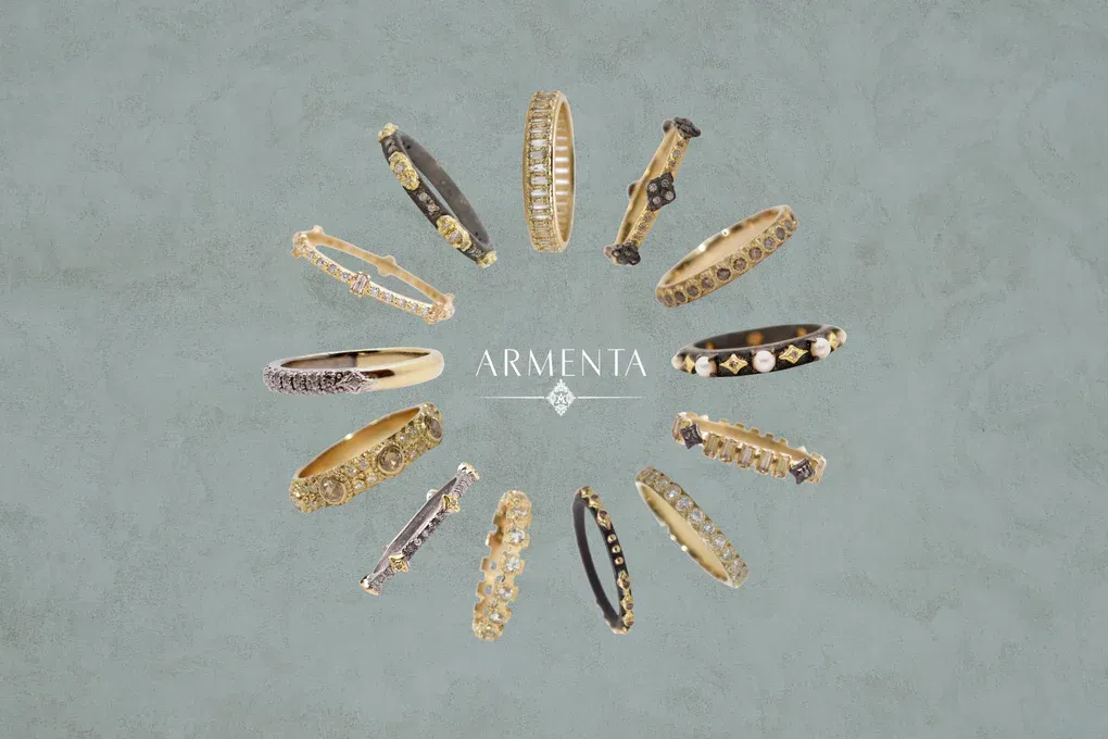 Image of Armenta Stack Rings
