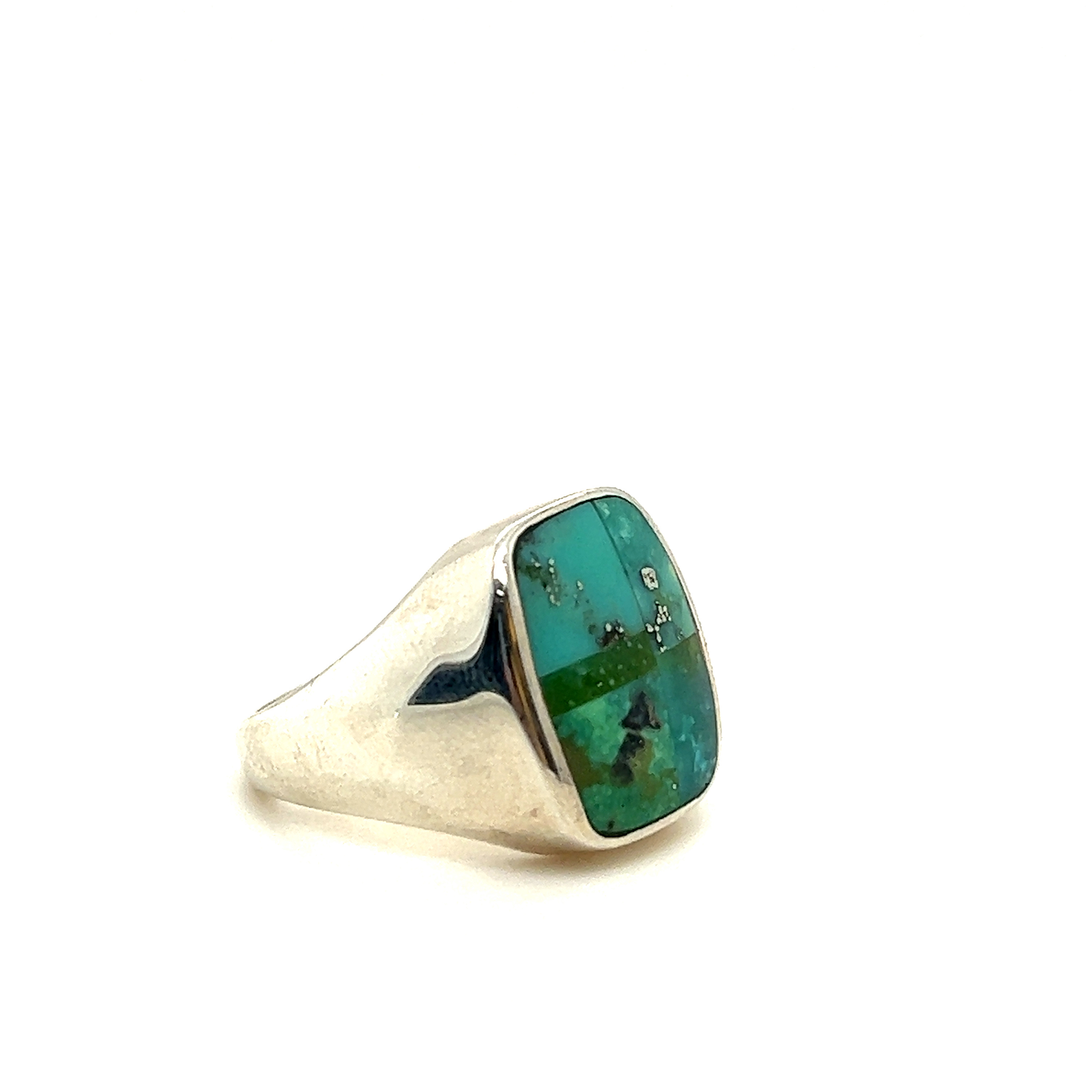 Sterling Silver Multi Stone Turquoise Ring by GL