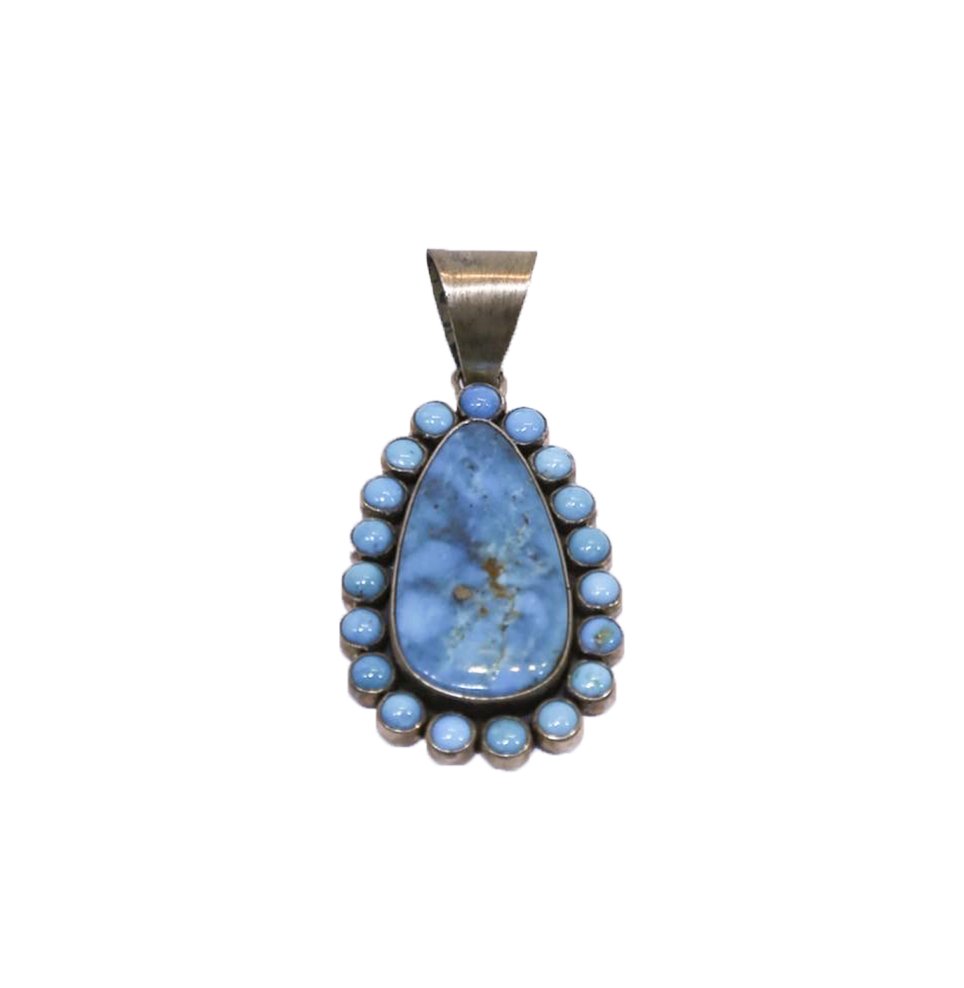 Sterling Silver Turquoise Federico Pendant