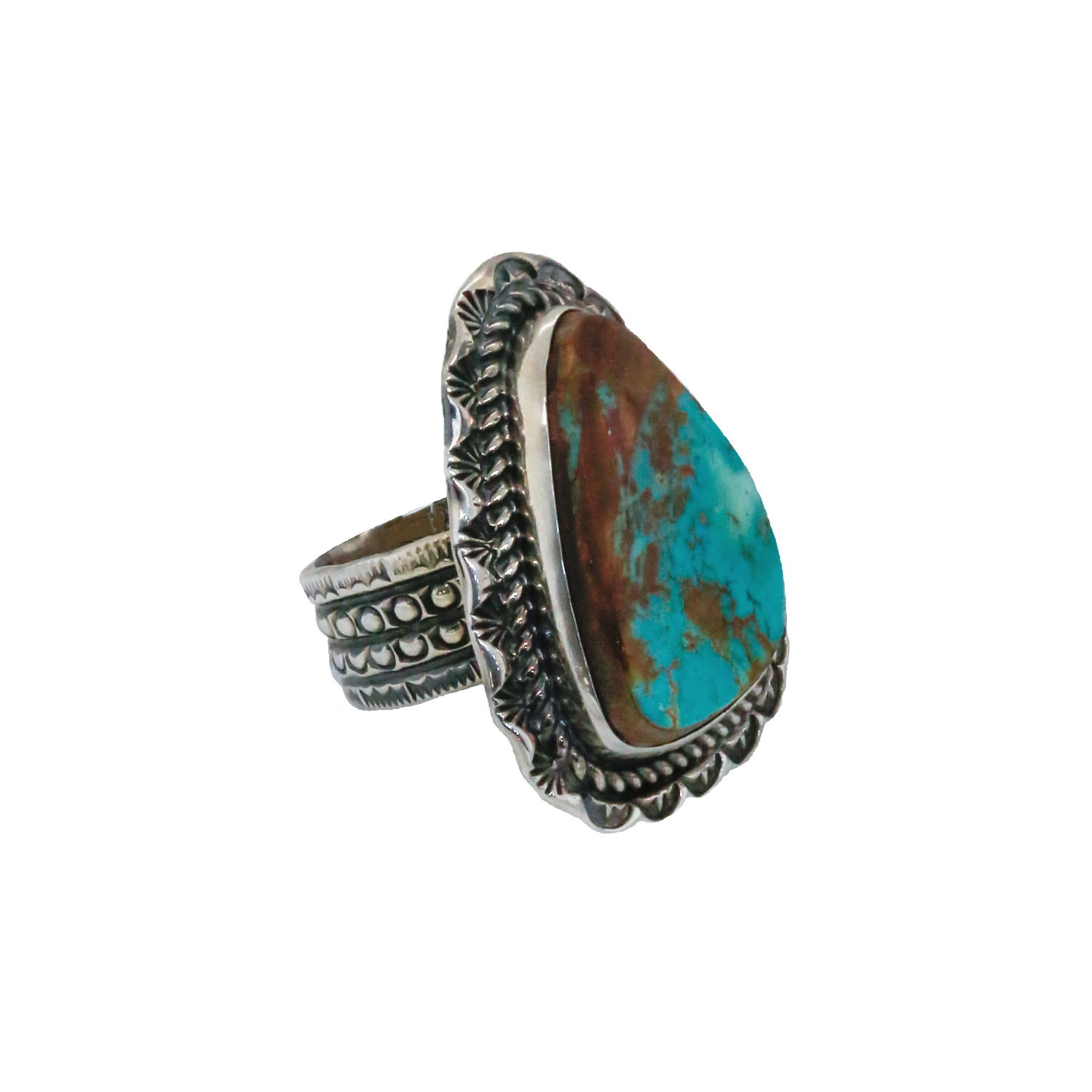 Sterling Silver Royston Turquoise Ring