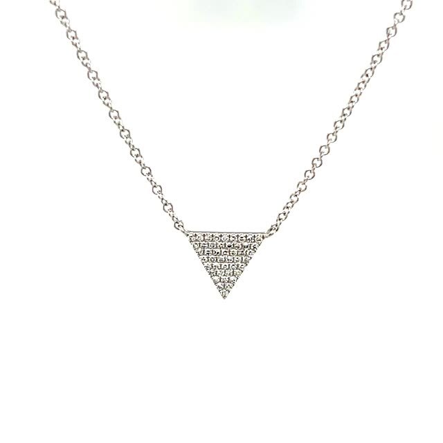 Diamond Triangle Necklace