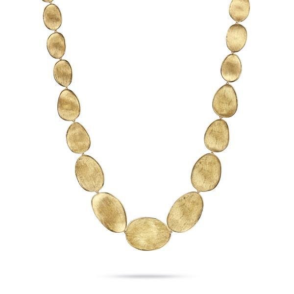 18K Yellow Gold Medium Graduated Collar Necklace