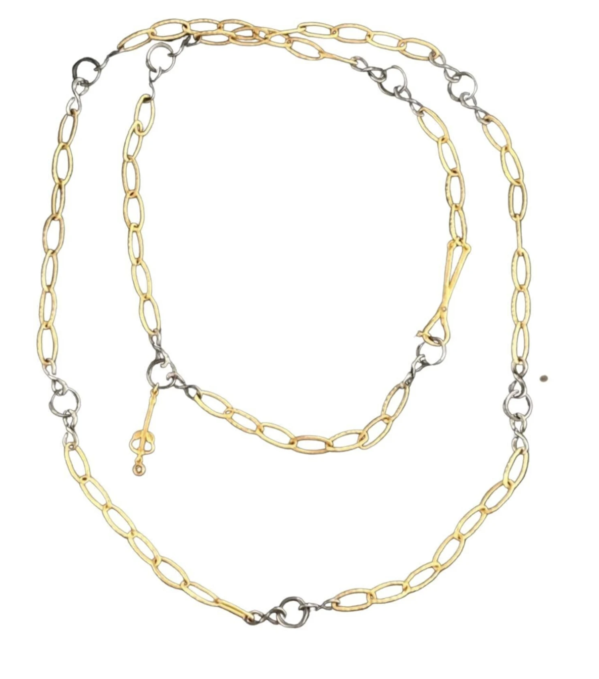 Handmade Open Link Gold Chain Necklace