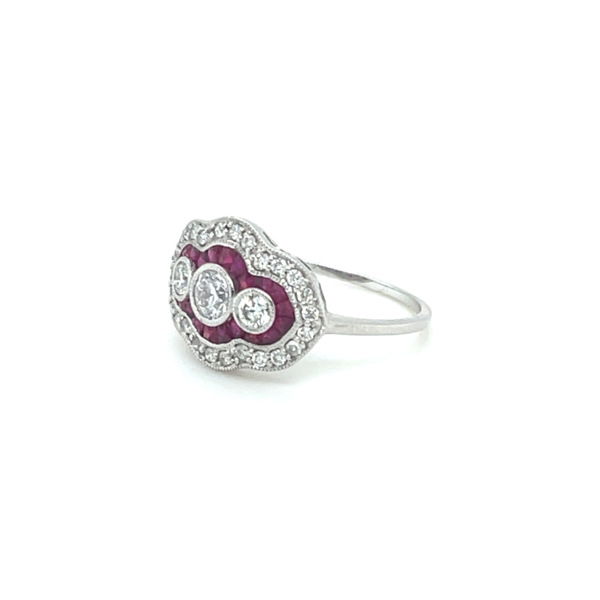 Another shot of Vintage Inspired Ruby Ring