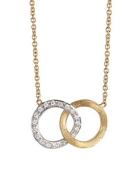 Delicati Collection Necklace 18K YG & Diamonds