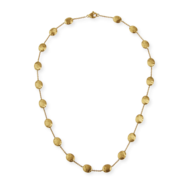 Closeup photo of Siviglia Collection 18K YG Large Bead Necklace