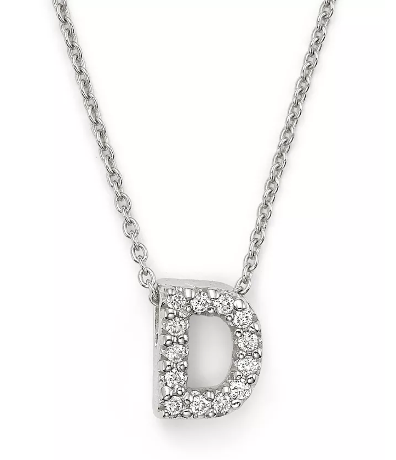 Diamond d necklace online