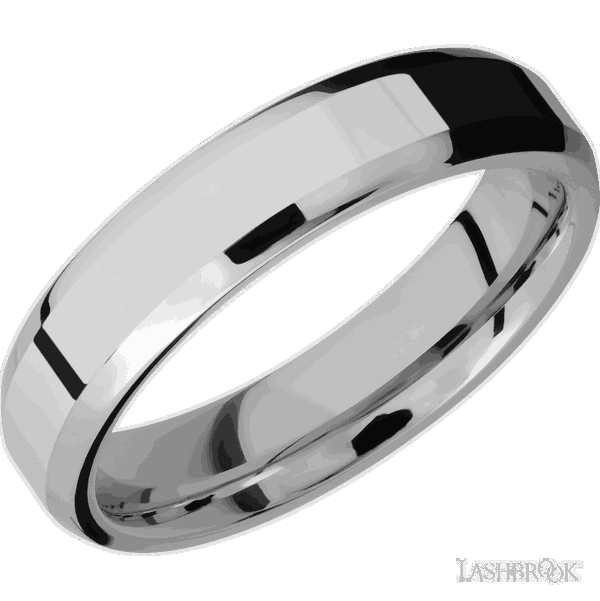 Closeup photo of Cobalt Chrome 5mm Domed Band