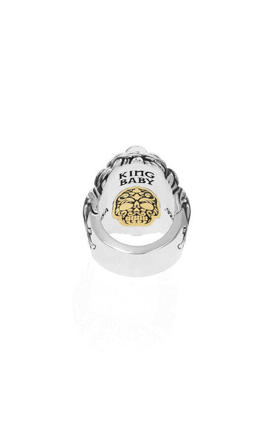 Lion Ring w/ Gold Alloy Skull | Breckenridge Jewelers