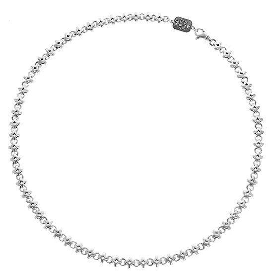 Closeup photo of Small Diamond Link Necklace