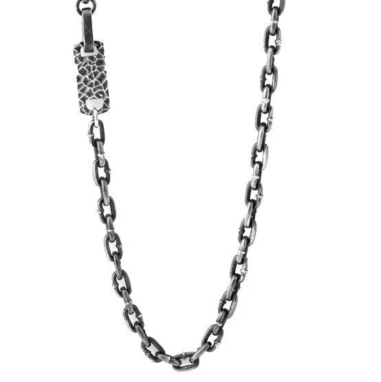 Closeup photo of Boat Link Necklace with Lobster Clasp (24 in. length)