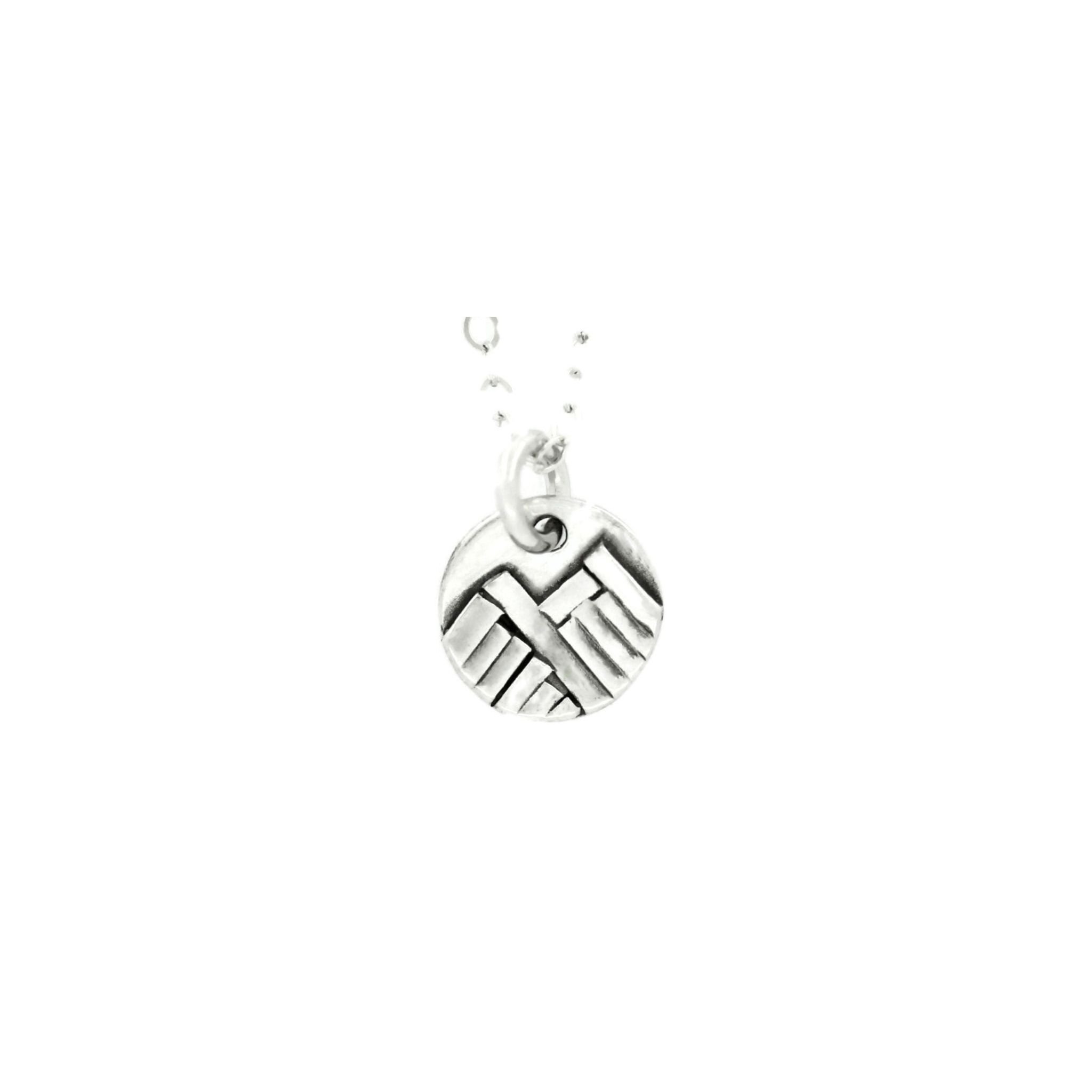Mountain Charm Mini Sterling Silver Necklace