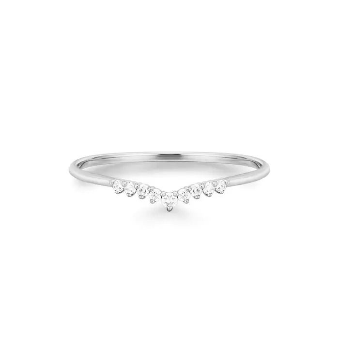 FROST | Curved Diamond Ring