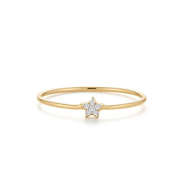 Closeup photo of FELICITY | Diamond Star Ring