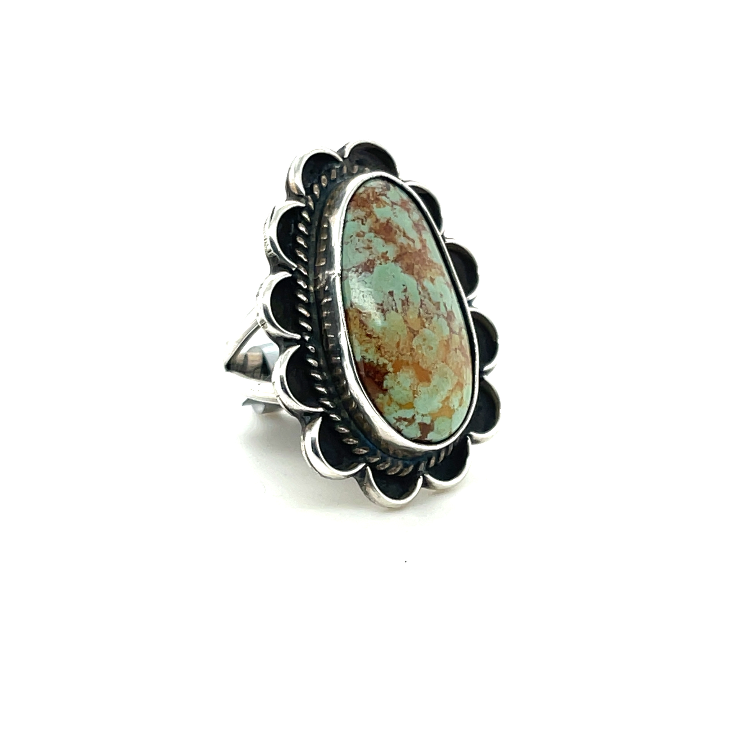 Sterlin Silver Large Turquoise Ring