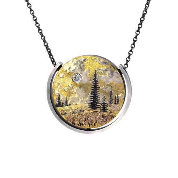 Closeup photo of Rocky Mountain Memories Pendant