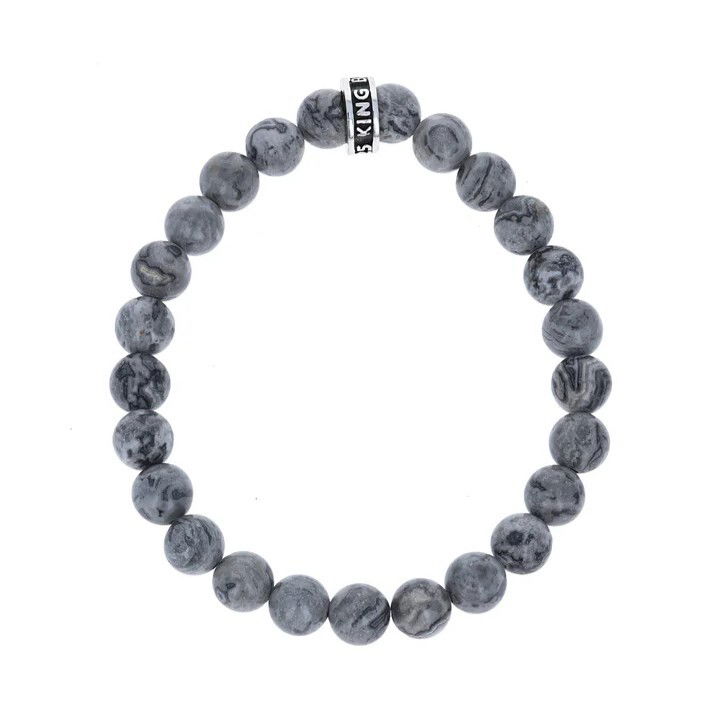 Picasso Jasper Bracelet with Logo Ring
