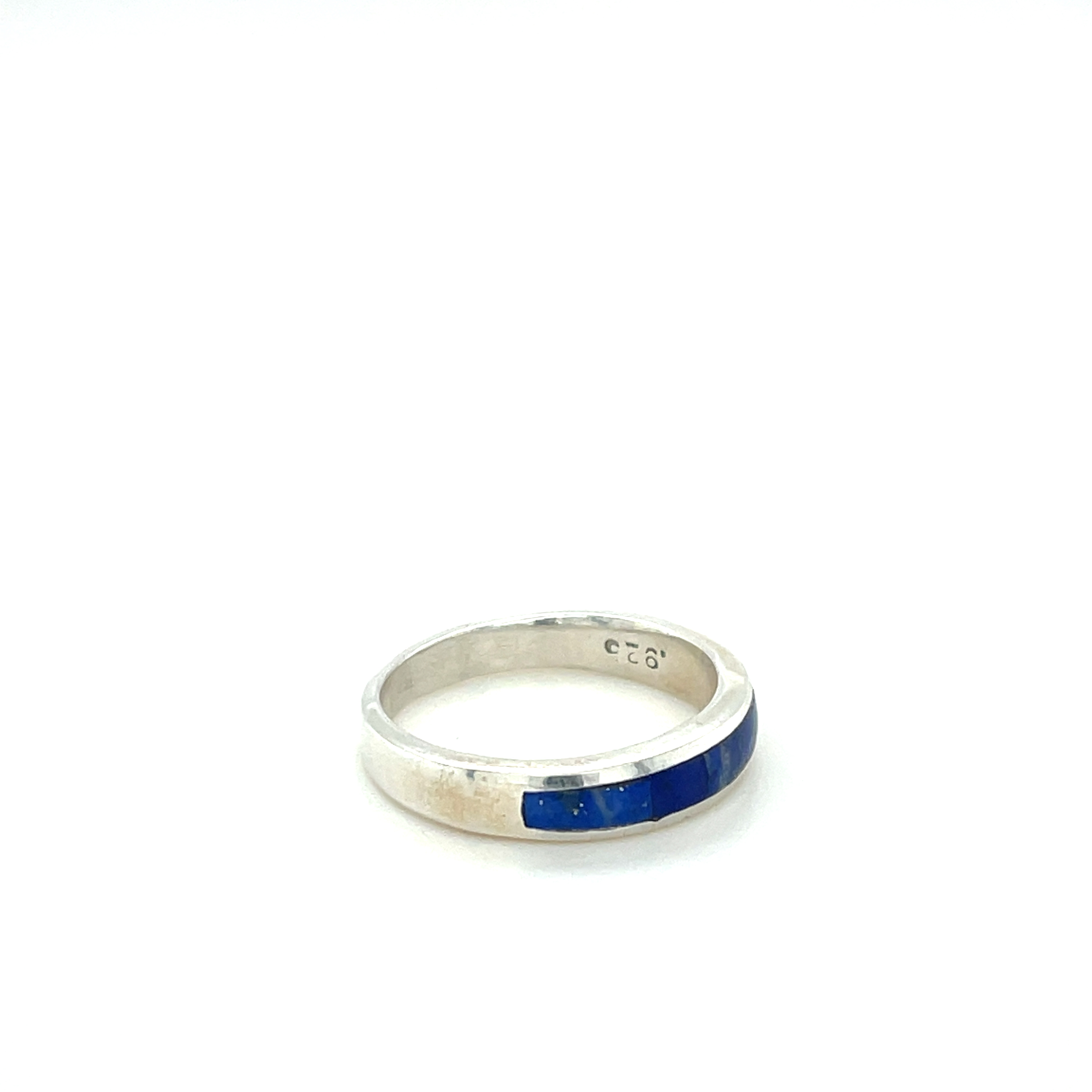 Sterling Silver Lapis Band