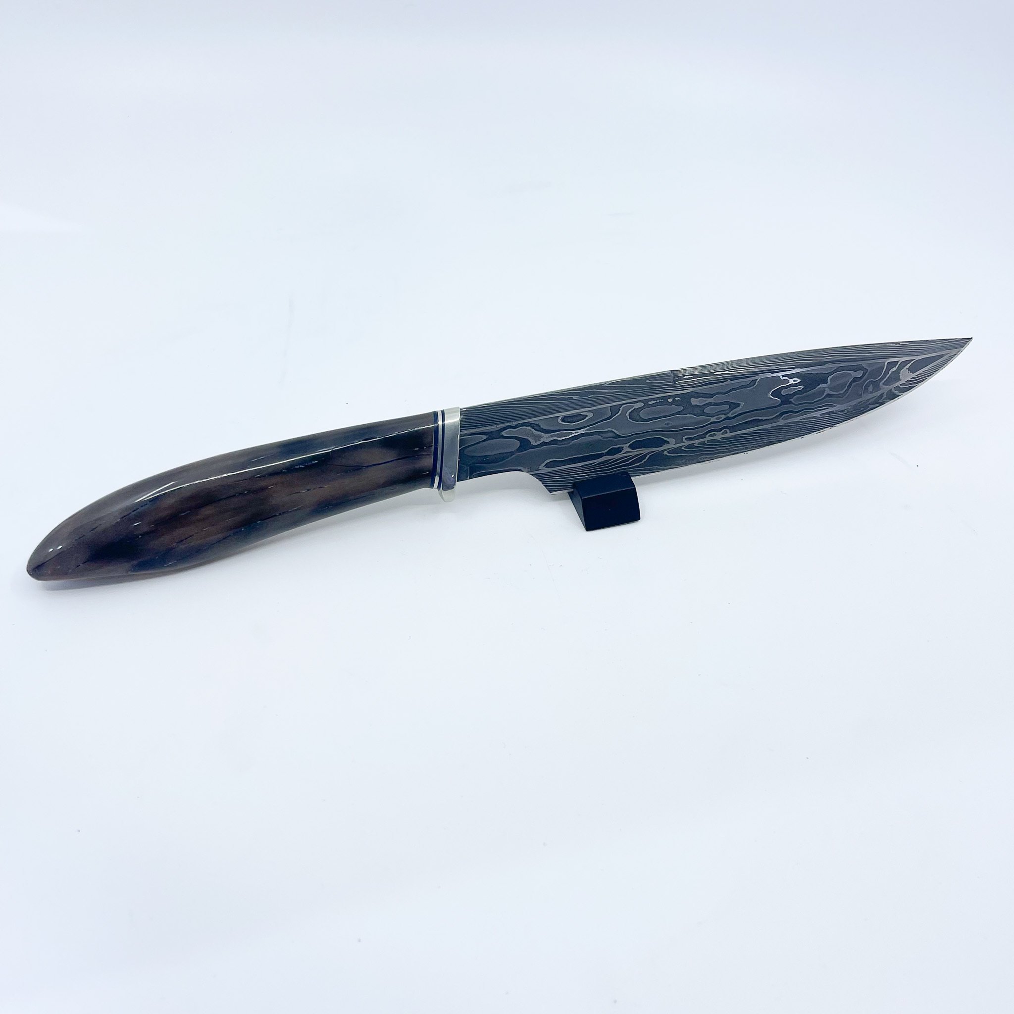 Damascus Steel Knife with Sheath