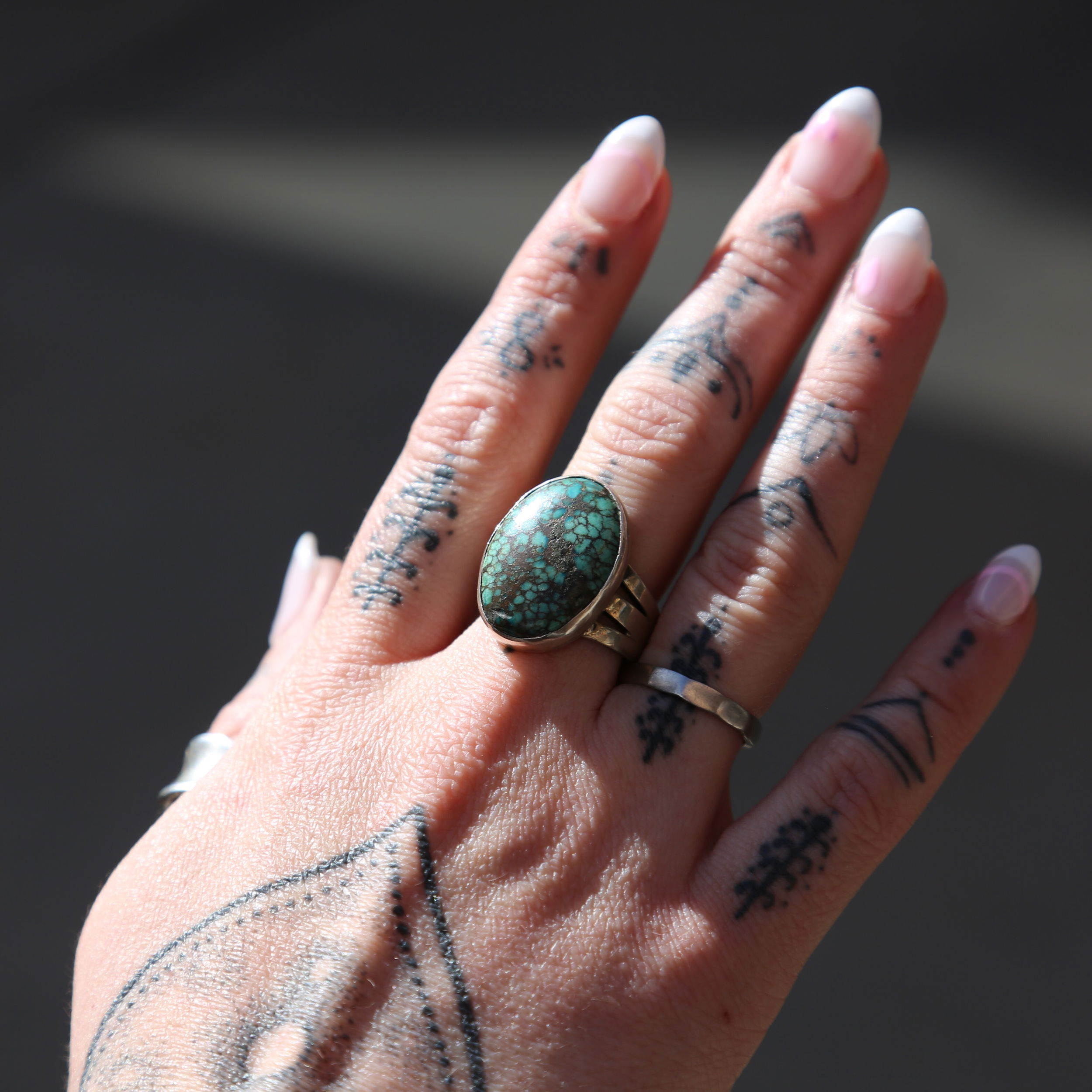 Sterling Silver Nevada Turquoise ring