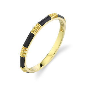 BLACK ENAMEL BAND